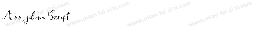Annjelina Script字体转换